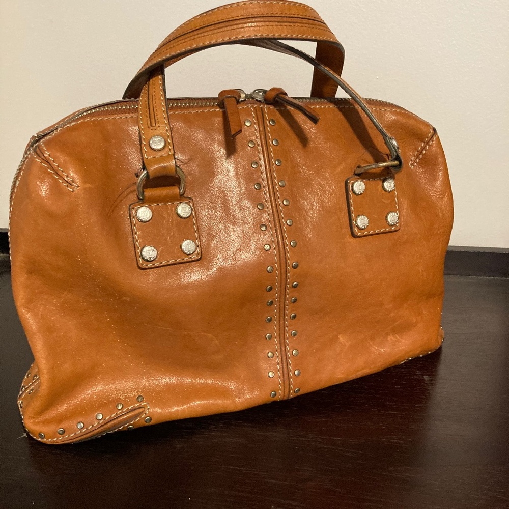 Michael Kors leather satchel